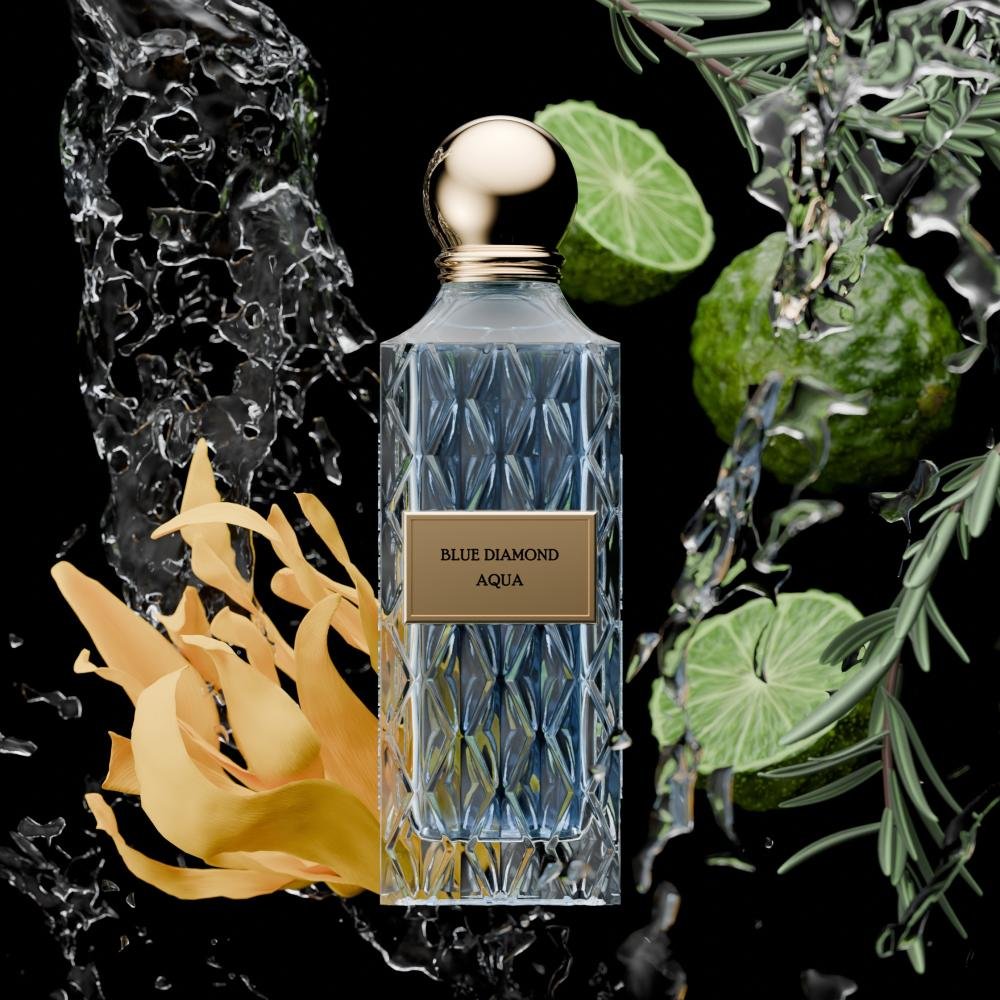 Blue diamond aqua 200ml بلو دايموند - أكوا 200 مل إبراهيم القرشي