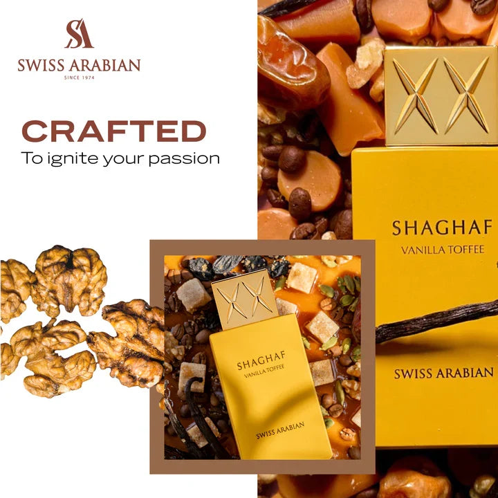Shaghaf Vanilla Toffee by Swiss Arabian– 75 ml